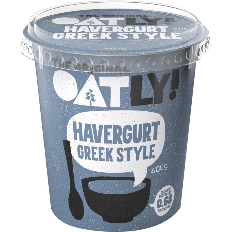 Een afbeelding van Oatly! Havergurt greek style