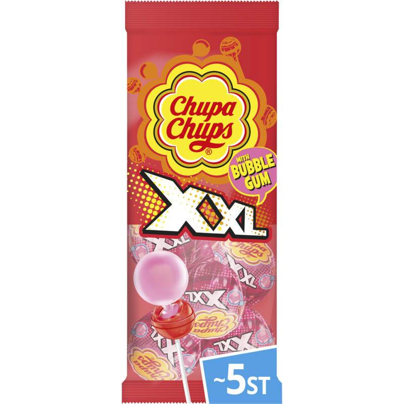Een afbeelding van Chupa Chups Lollies XXL met bubble gum