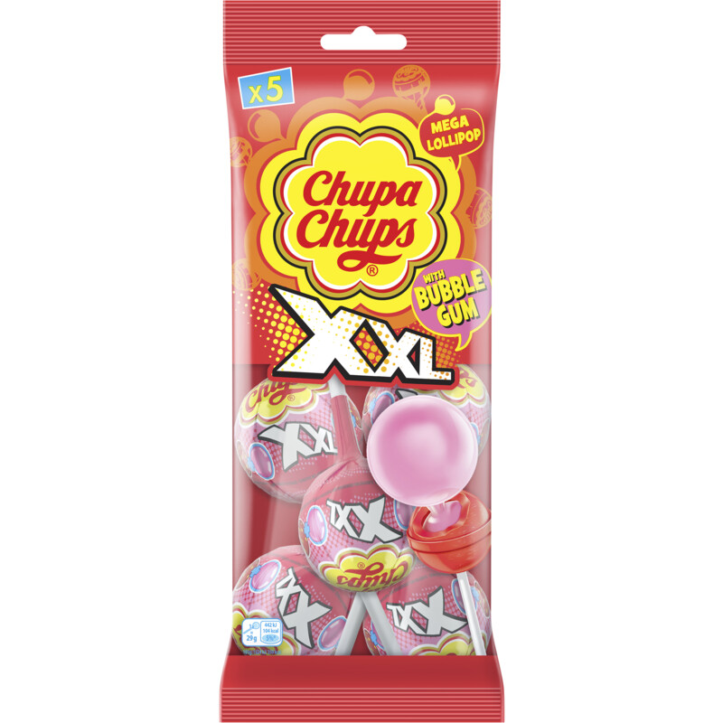 Een afbeelding van Chupa Chups Lollies XXL met bubble gum