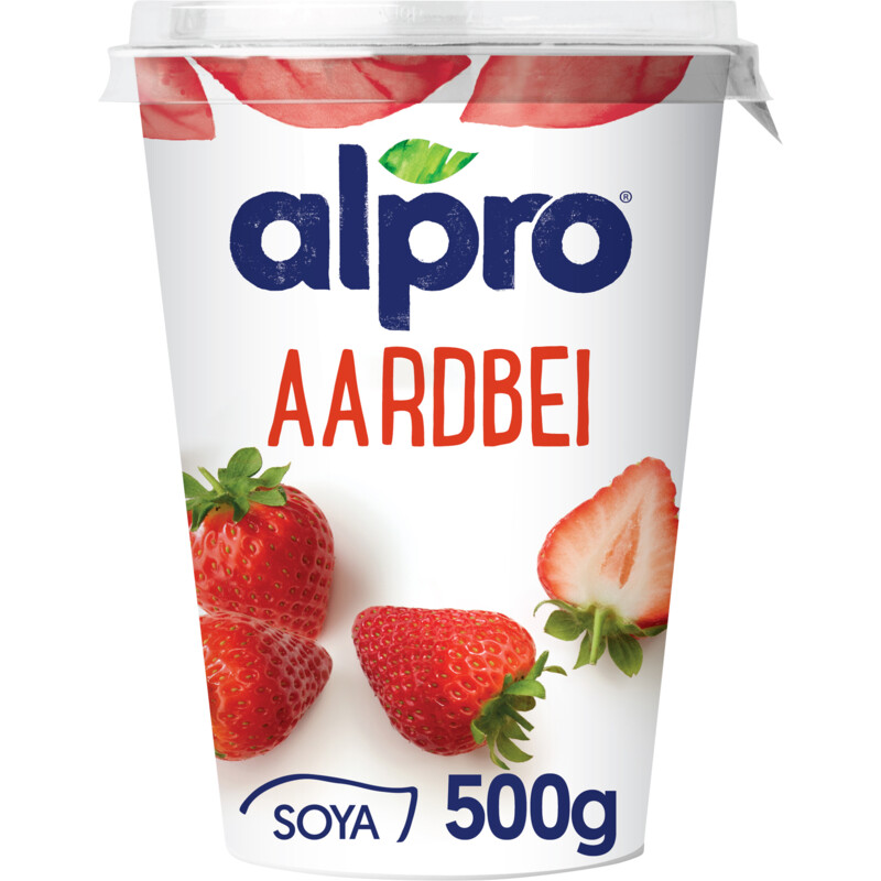 Een afbeelding van Alpro Plantaardige variatie op yoghurt aardbei