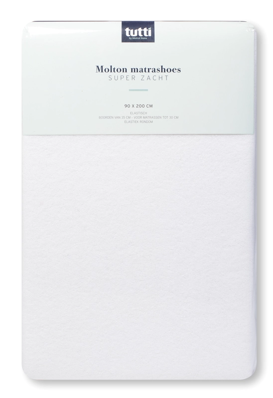 Molton matrashoes 1 persoon