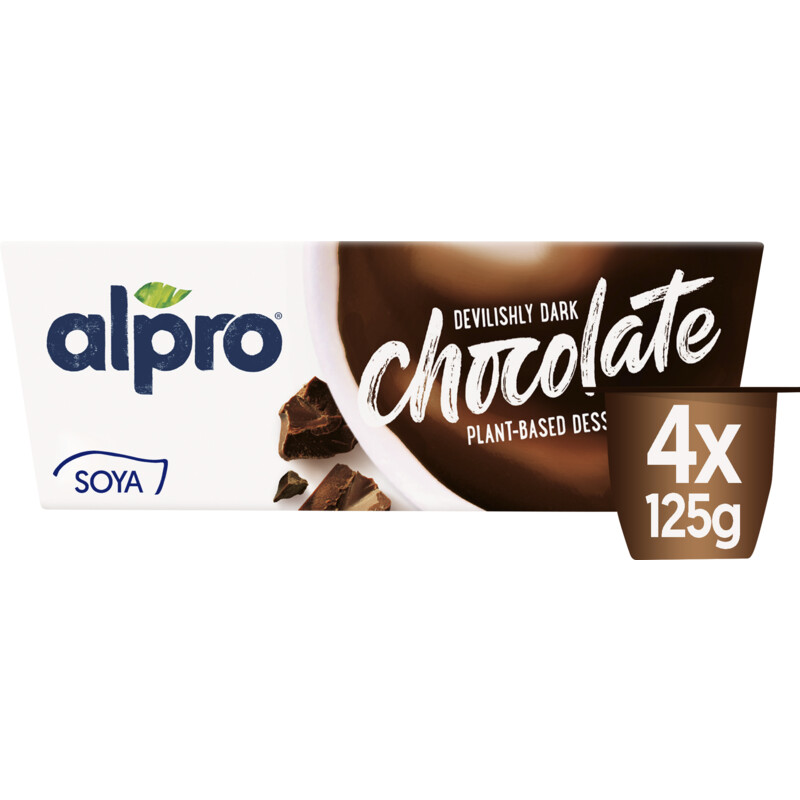 Een afbeelding van Alpro Dessert dark chocolate
