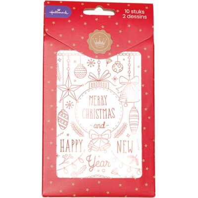 pdp-image-Hallmark Hangpakje kerstkaarten modern 1