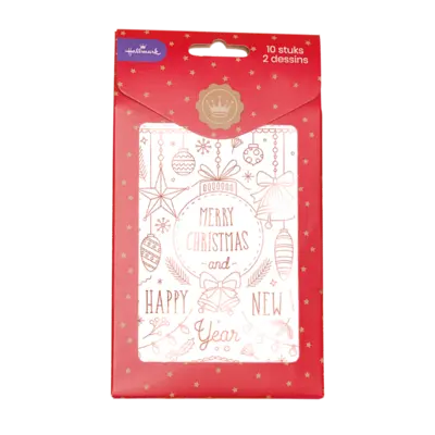 pdp-image-Hallmark Hangpakje kerstkaarten modern 1