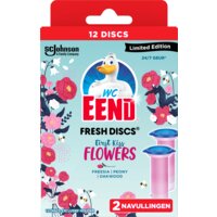 Een afbeelding van WC-Eend Fresh discs first kiss flowers navulling