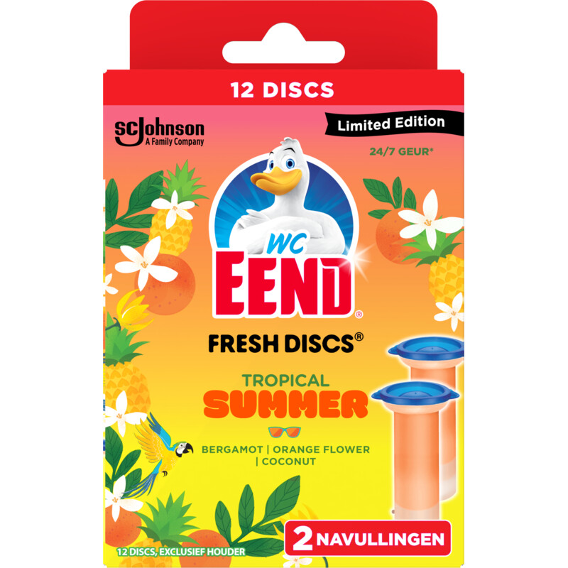 WCEend Fresh discs tropical summer navulling bestellen Albert Heijn
