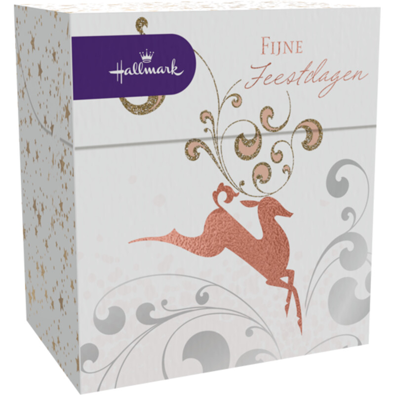 Een afbeelding van Hallmark Minidoos kerstkaarten muted lux 1