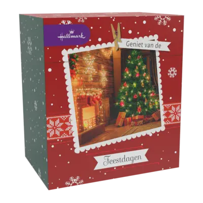 pdp-image-Hallmark Doos kerstkaarten winter lodge