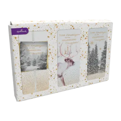 pdp-image-Hallmark Doos kerstkaarten muted lux triple