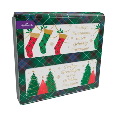 pdp-image-Hallmark Doos kerstkaarten winter lodge pan