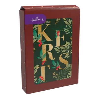pdp-image-Hallmark Doos kerstkaarten christmas botanical
