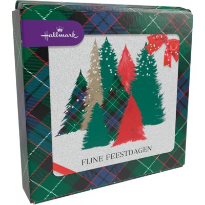 pdp-image-Hallmark Doos kerstkaarten winter lodge square