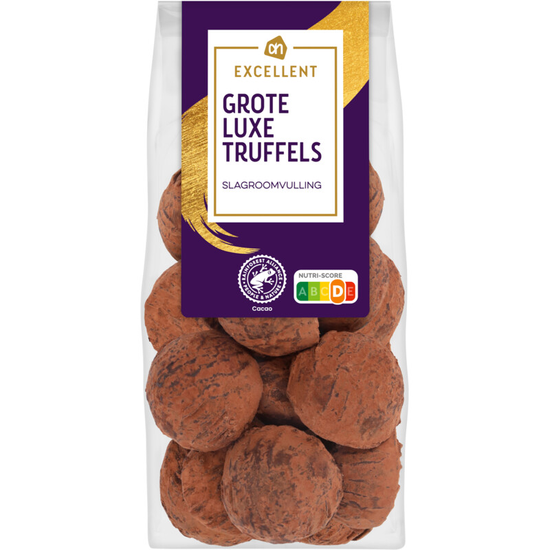 Een afbeelding van AH Excellent Grote luxe truffels slagroomvulling