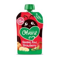 Olvarit Knijpfruit banana, kiwi, strawberry 12m+