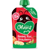 Een afbeelding van Olvarit Knijpfruit banana kiwi strawberry 12+