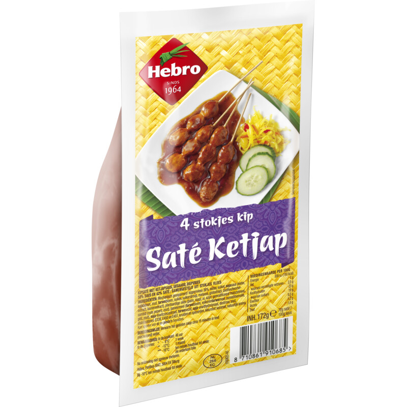 Een afbeelding van Hebro Saté ajam ketjap