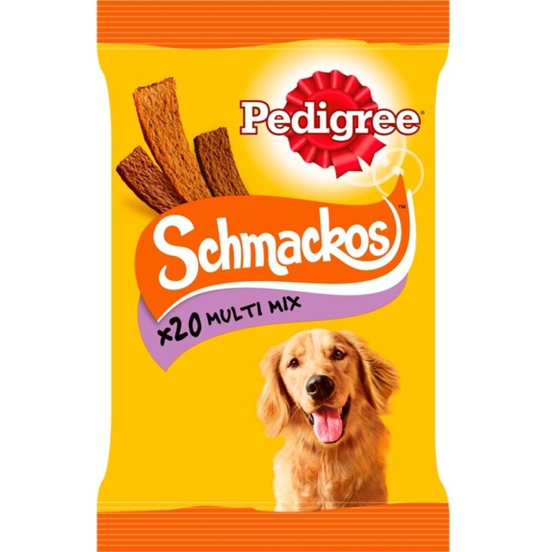 Een afbeelding van Pedigree Schmackos  hondensnack  multi mix
