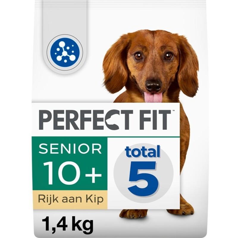 Een afbeelding van Perfect fit Senior hondenbrokken kleine hond - kip