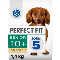 Een afbeelding van Perfect fit Senior hondenbrokken kleine hond - kip