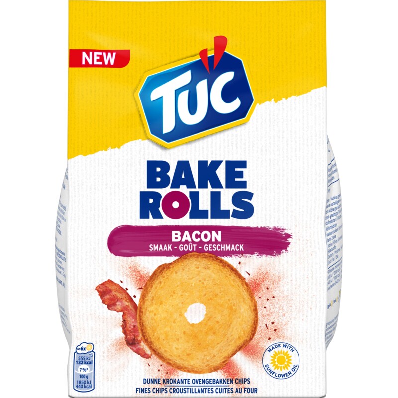 Een afbeelding van LU Tuc bake rolls bacon