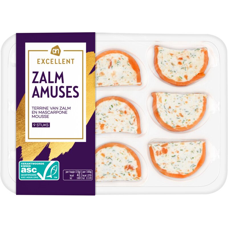 Een afbeelding van AH Excellent Zalm amuses