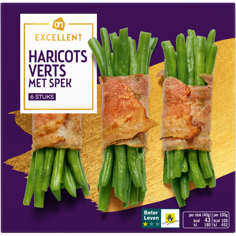 Een afbeelding van AH Excellent Haricots verts met spek