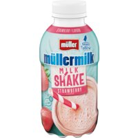 Een afbeelding van Müllermilk milkshake aardbei
