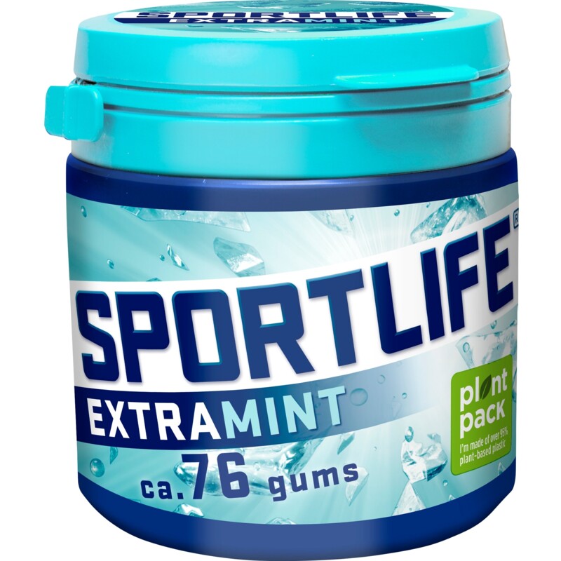 Een afbeelding van Sportlife Extramint gum sugarfree