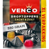 Een afbeelding van Venco Droptoppers zacht & zoet XL