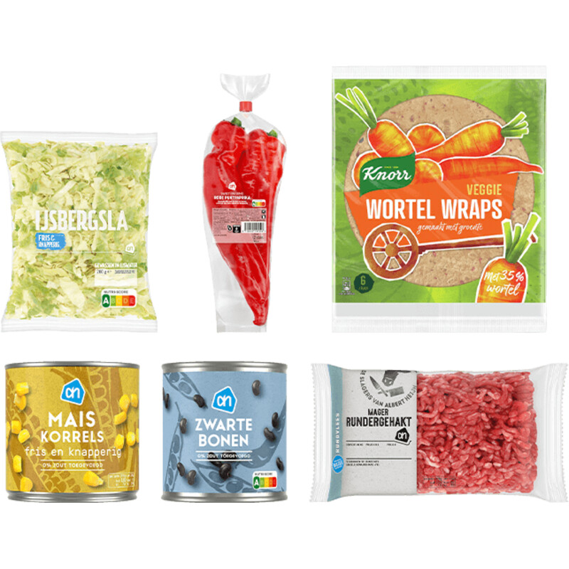 Een afbeelding van Knorr Mexicaanse Wortelwrap pakket