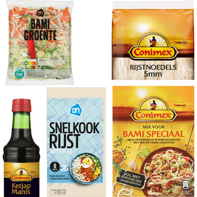 Een afbeelding van Conimex Bami Complete Maaltijdpakket