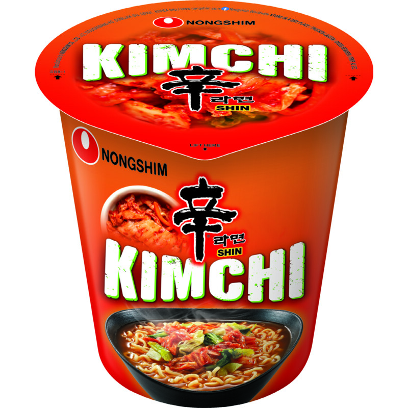 Een afbeelding van Nongshim Instant noodles kimchi