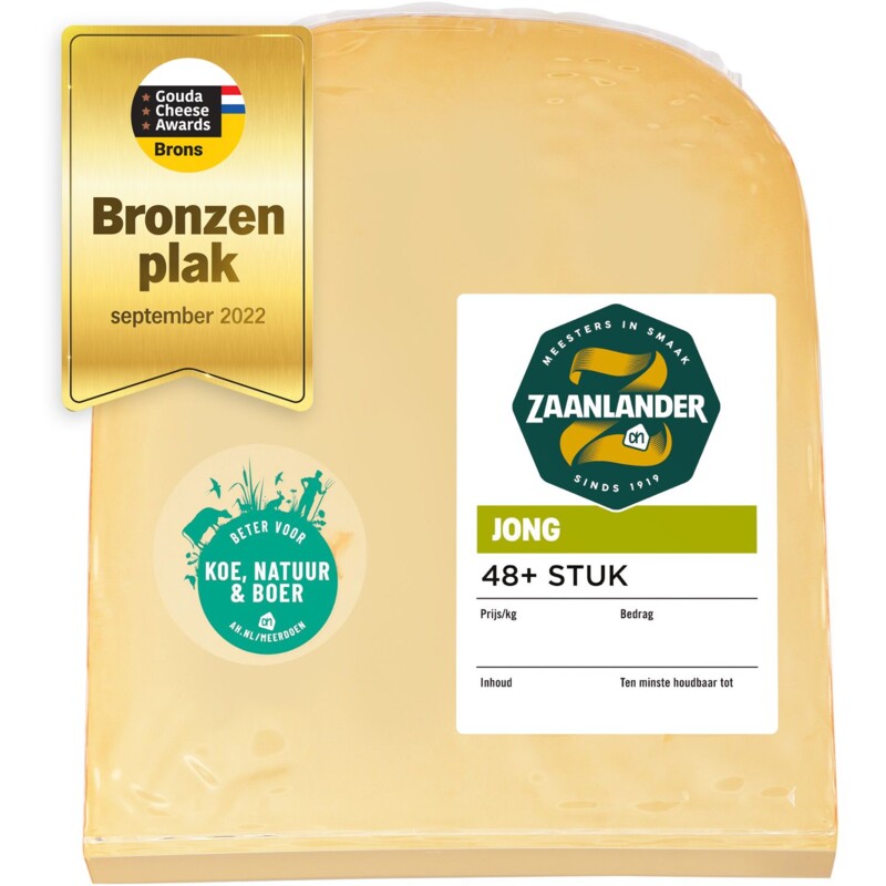 Een afbeelding van AH Zaanlander Jong 48+ stuk