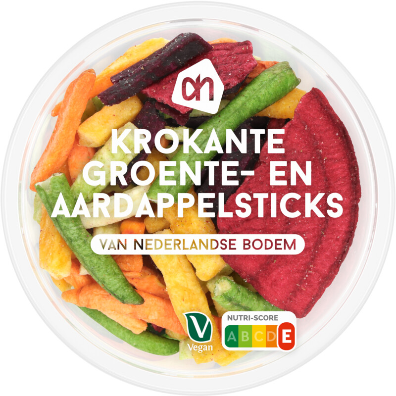 Een afbeelding van AH Krokante groente en aardappelsticks