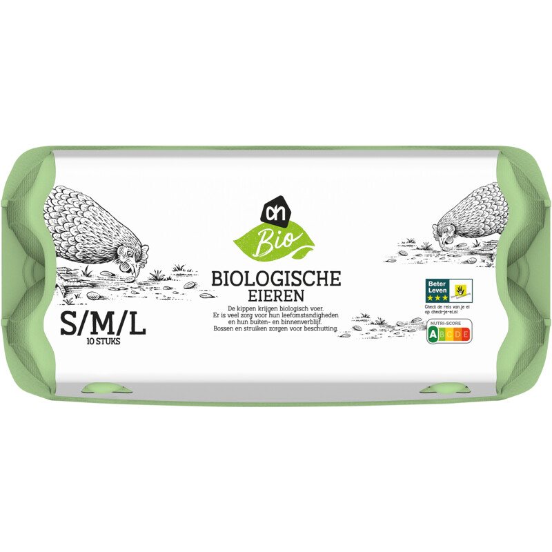 Een afbeelding van AH Biologisch Eieren S M L