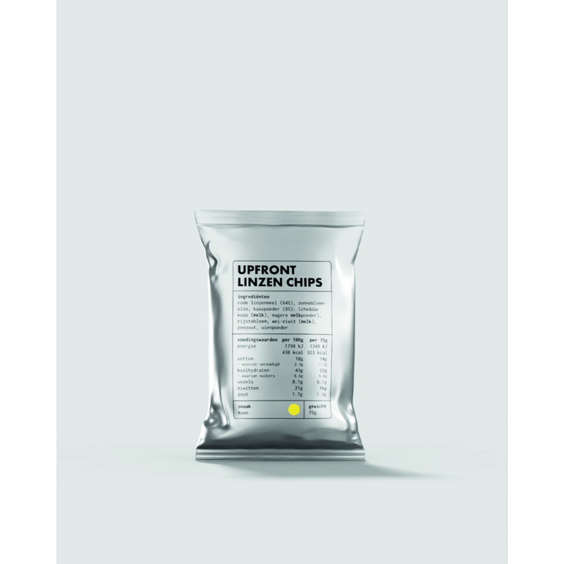 Een afbeelding van Upfront Linzen chips kaas