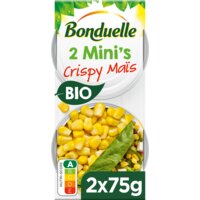 Een afbeelding van Bonduelle Bio crispy maïs 2 mini's