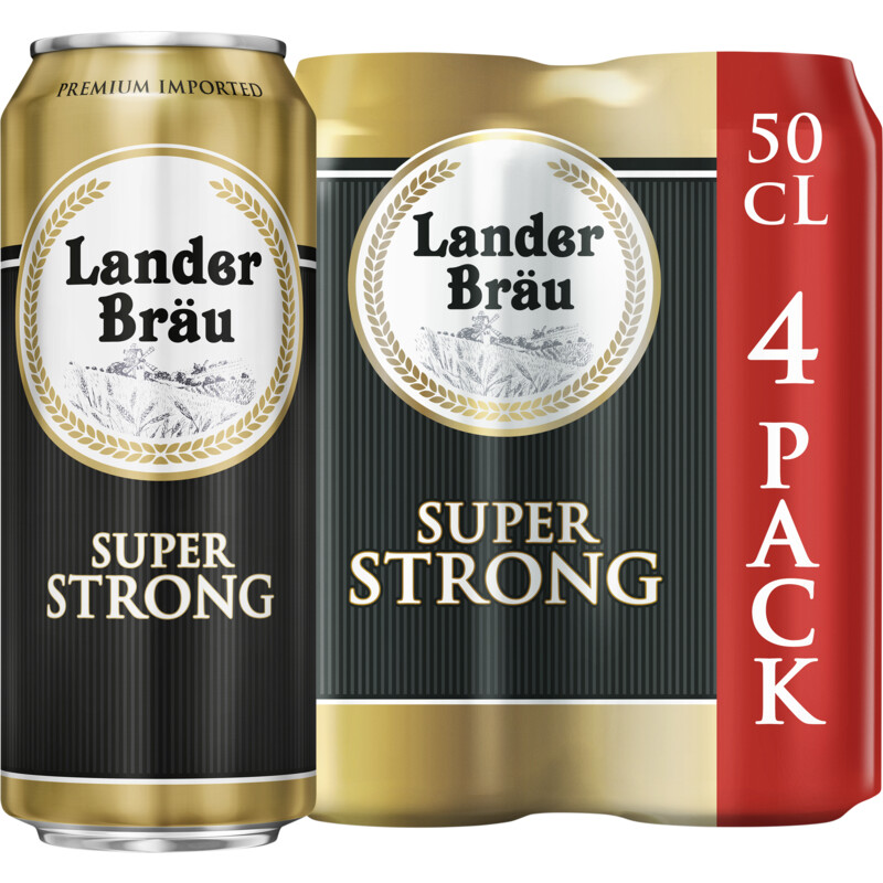 Een afbeelding van Lander bräu Super strong 4-pack