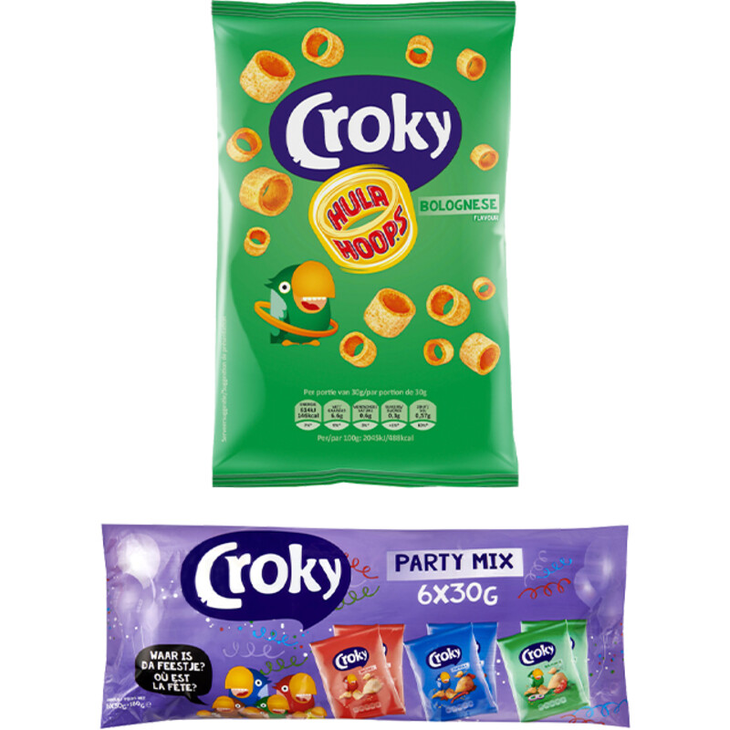 Een afbeelding van Croky Hula Hoops 75 gram