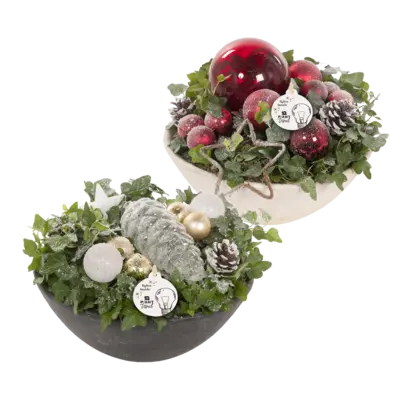 pdp-image-AH Kerstarrangement mand rond LED