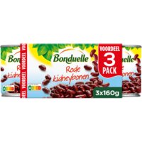 Afbeelding van Bonduelle Rode kidneybonen 3-pack voordeel