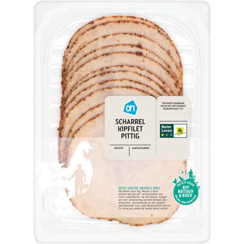 Een afbeelding van AH Scharrel kipfilet pittig