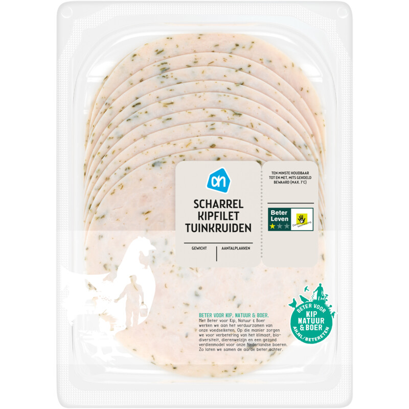 Een afbeelding van AH Scharrel kipfilet tuinkruiden