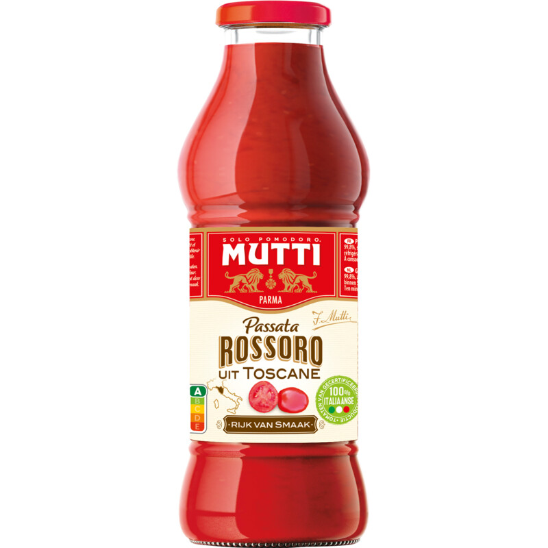 Een afbeelding van Mutti Passata rossoro gezeefde tomaten