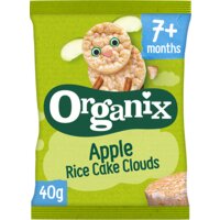 Een afbeelding van Organix Apple rice cake clouds 7m+