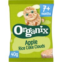 Een afbeelding van Organix Apple rice cake clouds 7+ mnd