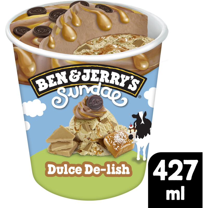 Ben &amp; Jerry's Sundae dulce de-lish reserveren | Albert Heijn