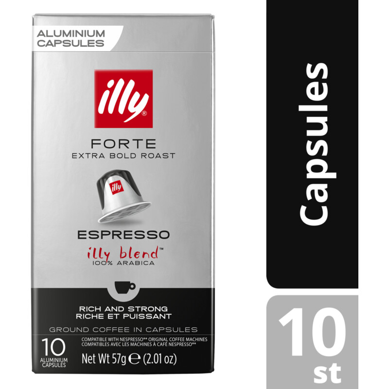 Een afbeelding van illy Forte espresso capsules