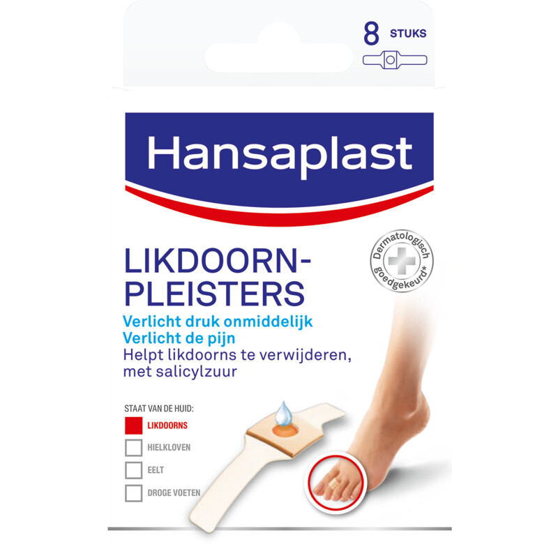 Taille Huiswerk maken vrek Hansaplast Likdoornpleisters bestellen | Albert Heijn