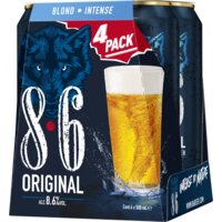 Een afbeelding van 8.6 Original intense blond beer 4-pack